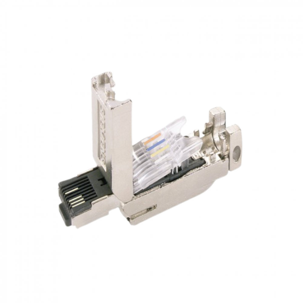 rj45-1000x1000-1.png Siemens RJ45 Plug 180 2x2 Konnektör (10/100Mbit/s) - Görsel 1